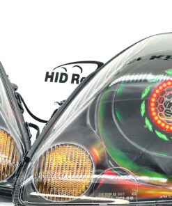 00-03 Toyota MR2 Spyder LED Color-shift Halo Projector Retrofit Headlights
