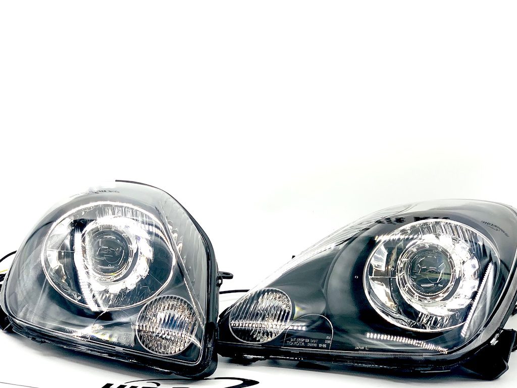 2000-02 Toyota MR2 Spyder Switchback LED Halo Projector Headlights