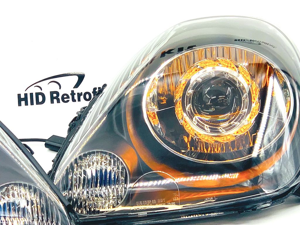 2000-02 Toyota MR2 Spyder Switchback LED Halo Projector Headlights