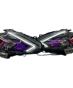 2016-2019 Nissan Altima Black Projector Lamps RGBW Multicolor Led Digital Headlights
