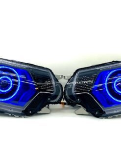12-15 Toyota Tacoma Triple Halos RGBW LED Headlights Projector Lamps