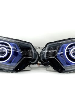 12-15 Toyota Tacoma Triple Halos RGBW LED Headlights Projector Lamps