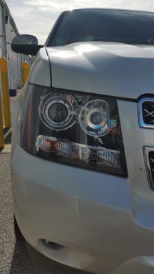 2007-2014 Chevrolet Tahoe Quad LED Switchback Halo Projector Headlights - Image 8