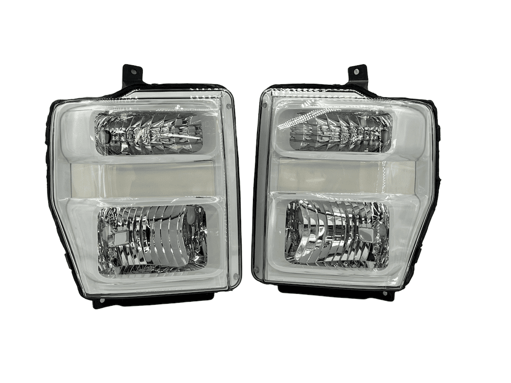 2008-2010 Ford F250 F350 Custom Painted SuperDuty Headlights