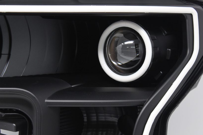 15-17 Ford F150 Led Halo Projector Headlights