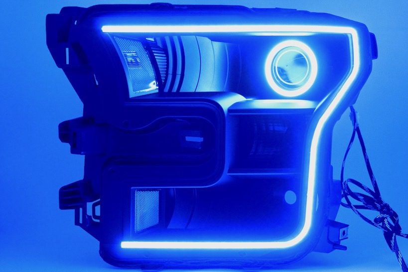 15-17 Ford F150 Led Halo Projector Headlights