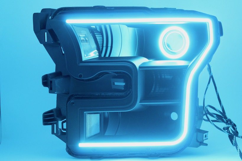 15-17 Ford F150 Led Halo Projector Headlights