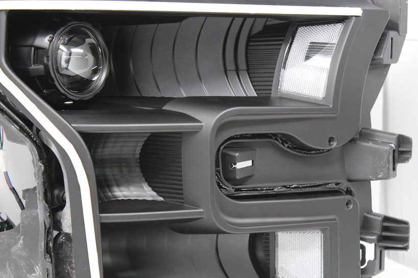 15-17 Ford F150 Black Projector Headlights