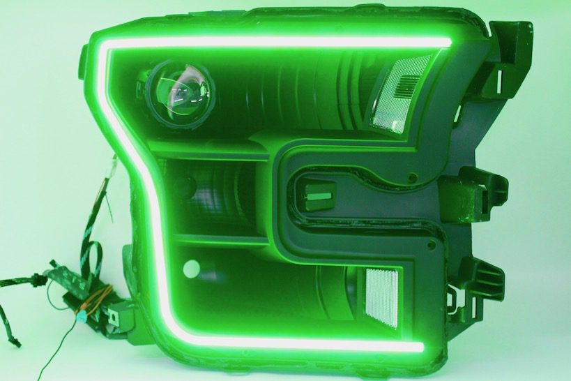 15-17 Ford F150 Black Projector Headlights
