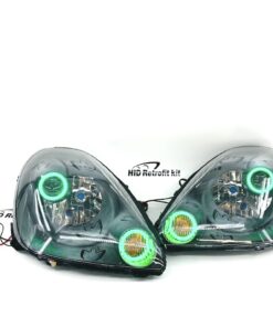 2003-2005 Toyota MR2 Spyder Black Halo LED Projector Headlights