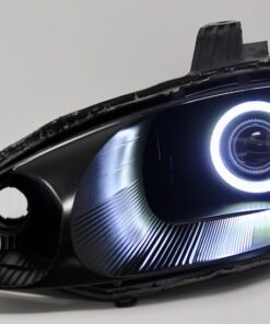 1999-2000 Mazda Miata Black Halo Projector Headlights