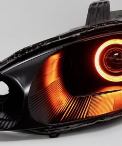 1999-2000 Mazda Miata Black Halo Projector Headlights