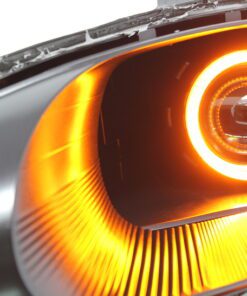 1999-2000 Mazda Miata Black Halo Projector Headlights