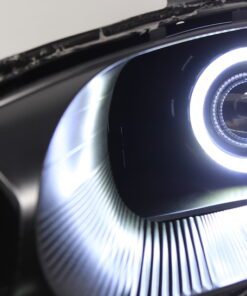 1999-2000 Mazda Miata Black Halo Projector Headlights
