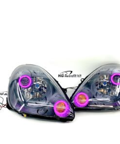 2003-2005 Toyota MR2 Spyder Black Halo LED Projector Headlights