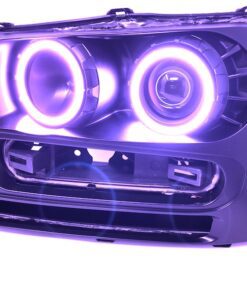 Alternative view of 2002-2009 Chevrolet Trailblazer LED Halo Projector Headlights