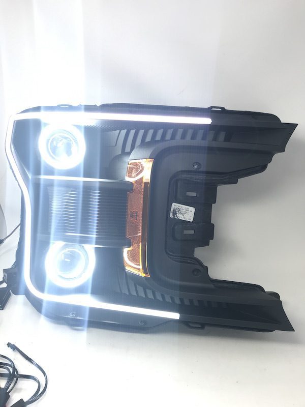 18-19 Ford F-150 Quad Retrofit Led Halo Projector Headlights