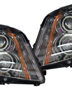 08-14 Cadillac CTS Switchback LED Halo Projector Headlights