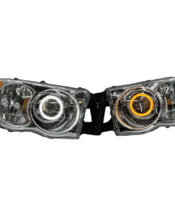 02-05 Dodge Ram Switchback Led Halo Projector Retrofit Headlights
