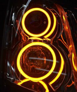 08-14 Cadillac CTS Switchback LED Halo Projector Headlights