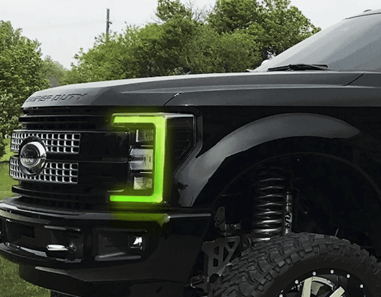 2017+ Ford Super Duty Custom LED RGBW Headlights