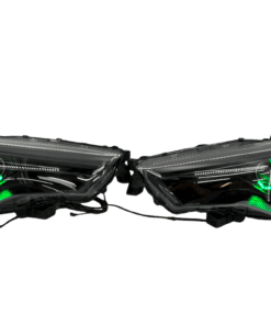 2014-2021 Toyota 4Runner Headlights Angry LED RGBW Halo Projector Lights