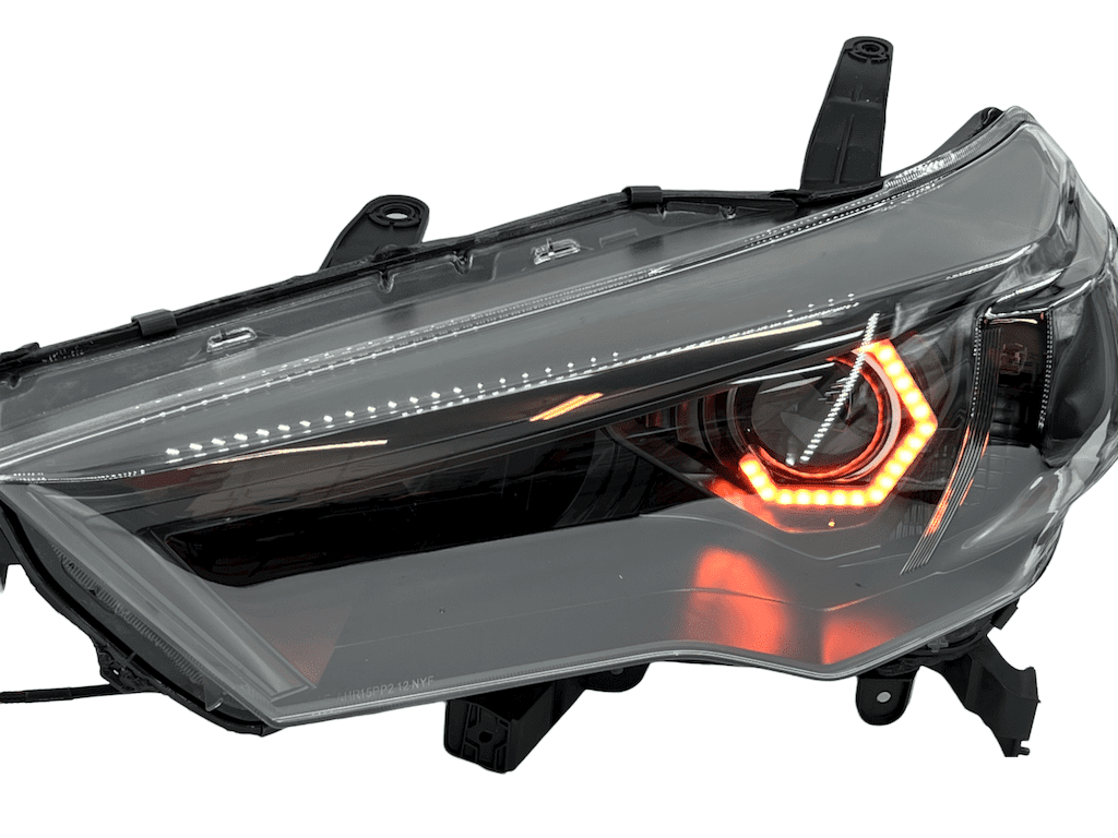 2014-2021 Toyota 4Runner Headlights Angry LED RGBW Halo Projector Lights