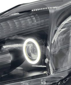 04-15 Nissan Titan 04-07 Armada LED Halo Black Projector Headlights
