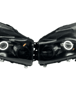 04-15 Nissan Titan 04-07 Armada LED Halo Black Projector Headlights