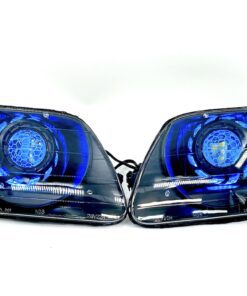 1997-2003 Ford F-150 RGBW Led Black Retrofit Projector Headlights