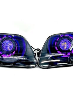 1997-2003 Ford F-150 RGBW Led Black Retrofit Projector Headlights