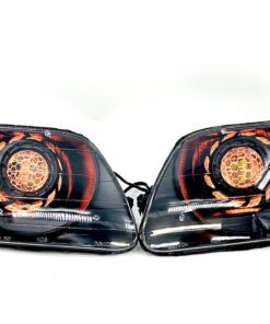 1997-2003 Ford F-150 RGBW Led Black Retrofit Projector Headlights