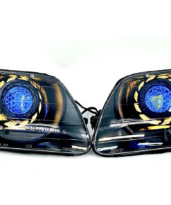 1997-2003 Ford F-150 RGBW Led Black Retrofit Projector Headlights