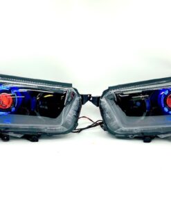 2010-2013 Toyota 4Runner RGBW LED Halo Projector Black Headlights