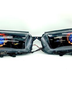 2010-2013 Toyota 4Runner RGBW LED Halo Projector Black Headlights