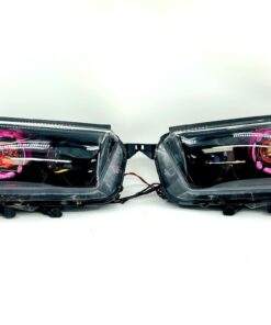 2010-2013 Toyota 4Runner RGBW LED Halo Projector Black Headlights