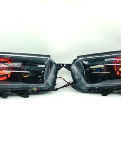 2010-2013 Toyota 4Runner RGBW LED Halo Projector Black Headlights