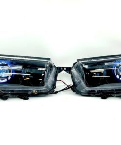 2010-2013 Toyota 4Runner RGBW LED Halo Projector Black Headlights
