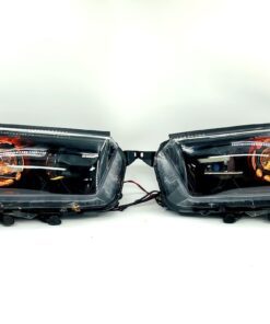 2010-2013 Toyota 4Runner RGBW LED Halo Projector Black Headlights