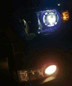 2010-2013 Toyota 4Runner RGBW LED Halo Projector Black Headlights