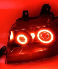 07-14 Chevrolet Tahoe RGBW Led Halo Black Projector Retrofit Headlights