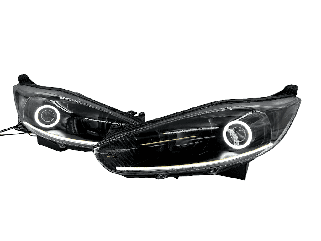 2014-2017 Ford Fiesta Led Projector Retrofit Halo Headlights