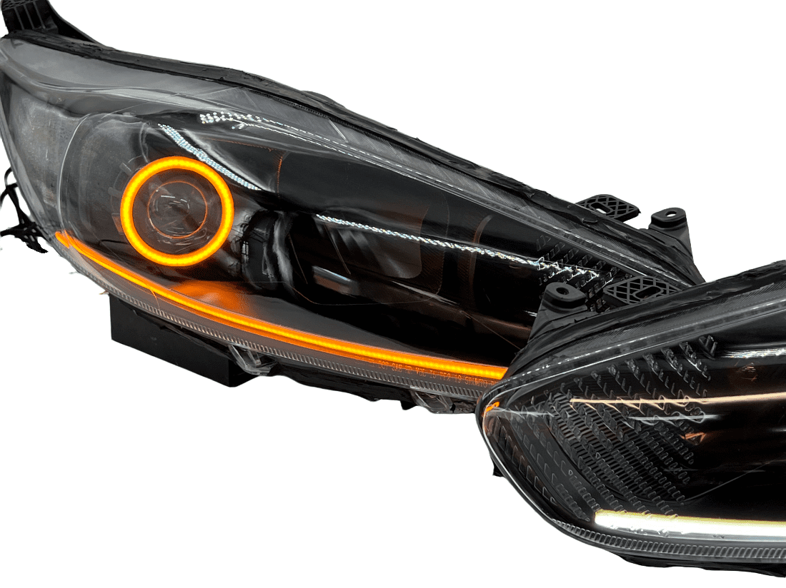 2014-2017 Ford Fiesta Led Projector Retrofit Halo Headlights