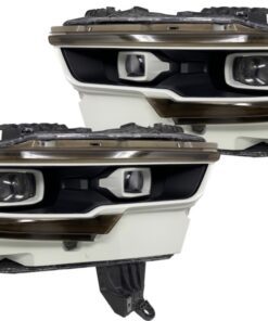 2019 RAM Dynamic Bi-LED Switchback Custom Painted Headlights