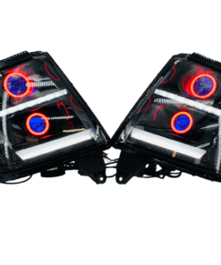 2015-2020 Chevrolet Tahoe Suburban Black Projector Headlights LED Halo Lights