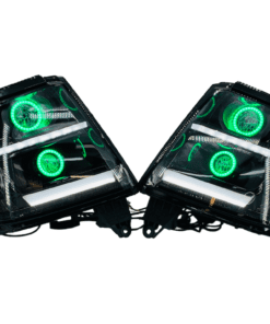 2015-2020 Chevrolet Tahoe Suburban Black Projector Headlights LED Halo Lights