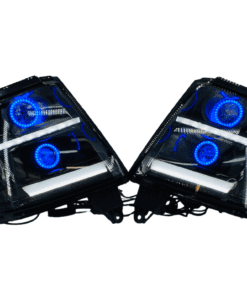 2015-2020 Chevrolet Tahoe Suburban Black Projector Headlights LED Halo Lights