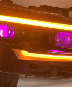 2019+ RAM 1500 LED Headlights Custom RGB Demon Eyes