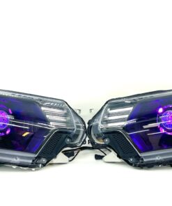 12-15 Toyota Tacoma Custom Retrofit Projector Headlights RGBW Led Lights