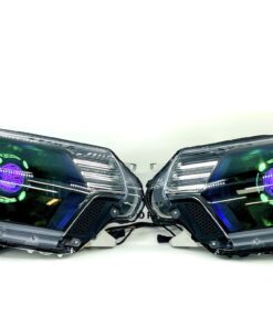 12-15 Toyota Tacoma Custom Retrofit Projector Headlights RGBW Led Lights